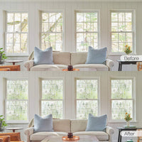 HKM-731603 Frosted Glue-Free Window Film for Privacy – Decorative PVC Glass Film in Various Sizes