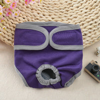 HKM-731667 Dog Velcro Underwear for Small to Large Breeds, Cotton Fabric, Casual Style in Multiple Colors