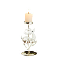 HKM-731667 Wrought Iron Candlestick Candle Tray Decoration for a Romantic Christmas
