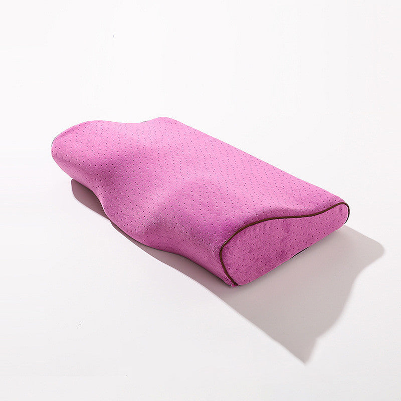 HKM-731731 Memory Foam Butterfly Pillow for Neck Support and Comfort