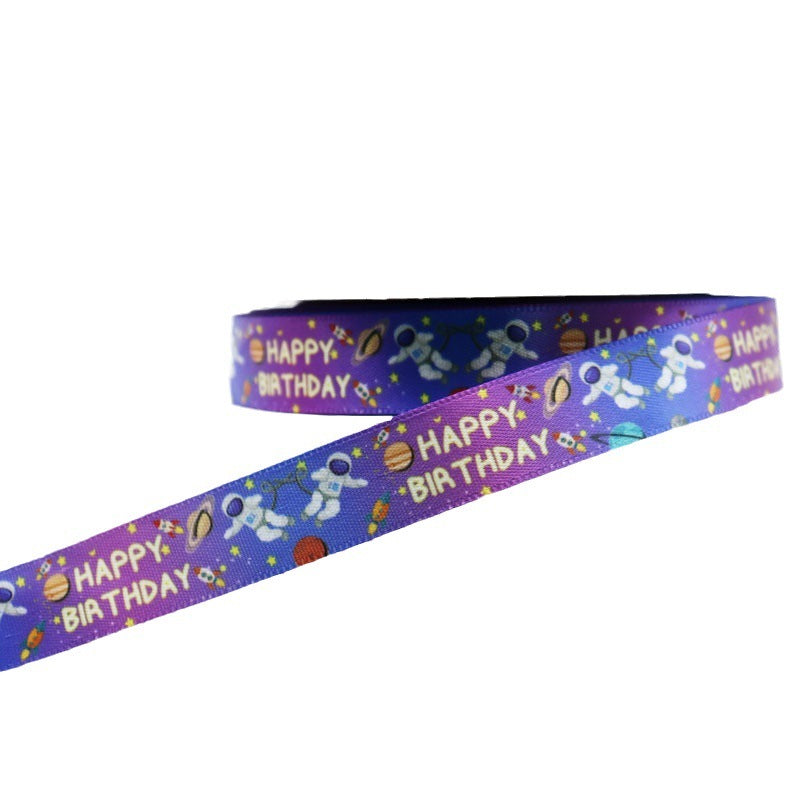 HKM-731731 Polyester Packing Ribbon for Floral and Cake Decoration