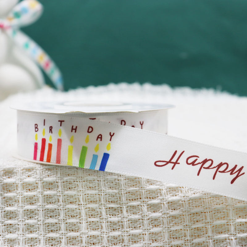 HKM-731731 Polyester Packing Ribbon for Floral and Cake Decoration