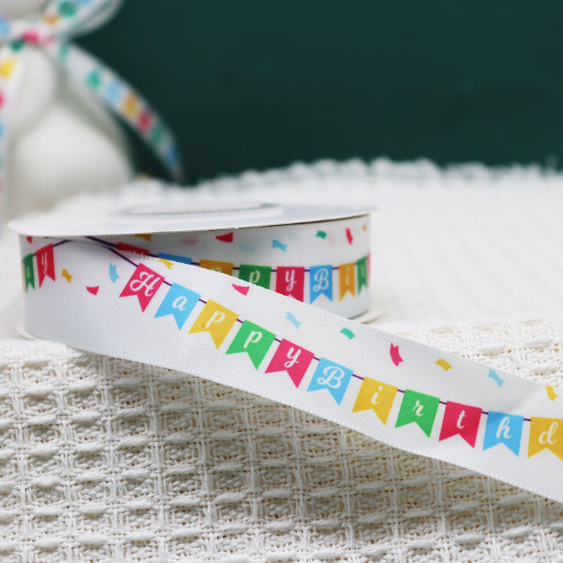 HKM-731731 Polyester Packing Ribbon for Floral and Cake Decoration
