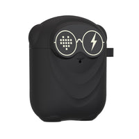 HKM-732435 Cartoon Silicone Protective Cover for AirPods - Wallet Style, Geometric Design, Multiple Colors Available