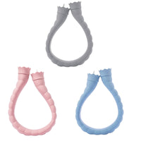 HKM-732435 U-Shape Silicone Hot Water Bag with Knitted Cover for Neck and Shoulder Relief