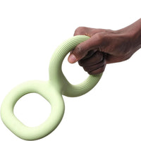 HKM-732499 Durable Rubber Pet Bite Pull Toy - Light Green, 8.9 & 11 Inches Options