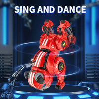 HKM-732627 Programmable Remote Control Robot Dog Toy for Kids - Multi-Function Smart RC Pet with Lights and Sounds
