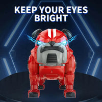HKM-732627 Programmable Remote Control Robot Dog Toy for Kids - Multi-Function Smart RC Pet with Lights and Sounds