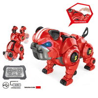 HKM-732627 Programmable Remote Control Robot Dog Toy for Kids - Multi-Function Smart RC Pet with Lights and Sounds