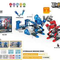 HKM-732691 Hydraulic-Powered Battle Robots Building Kit - 348 Pieces STEM Toy for Ages 5 and Up