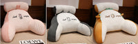 HKM-732883 Ergonomic Large Triangle Reading Pillow with Detachable Soft Lumbar Support for Bedside and Office Use