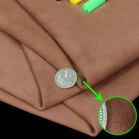 HKM-732883 Goat Suede Leather in Multiple Colors for Crafting and Upholstery (3-5 sq ft)