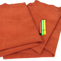 HKM-732883 Goat Suede Leather in Multiple Colors for Crafting and Upholstery (3-5 sq ft)
