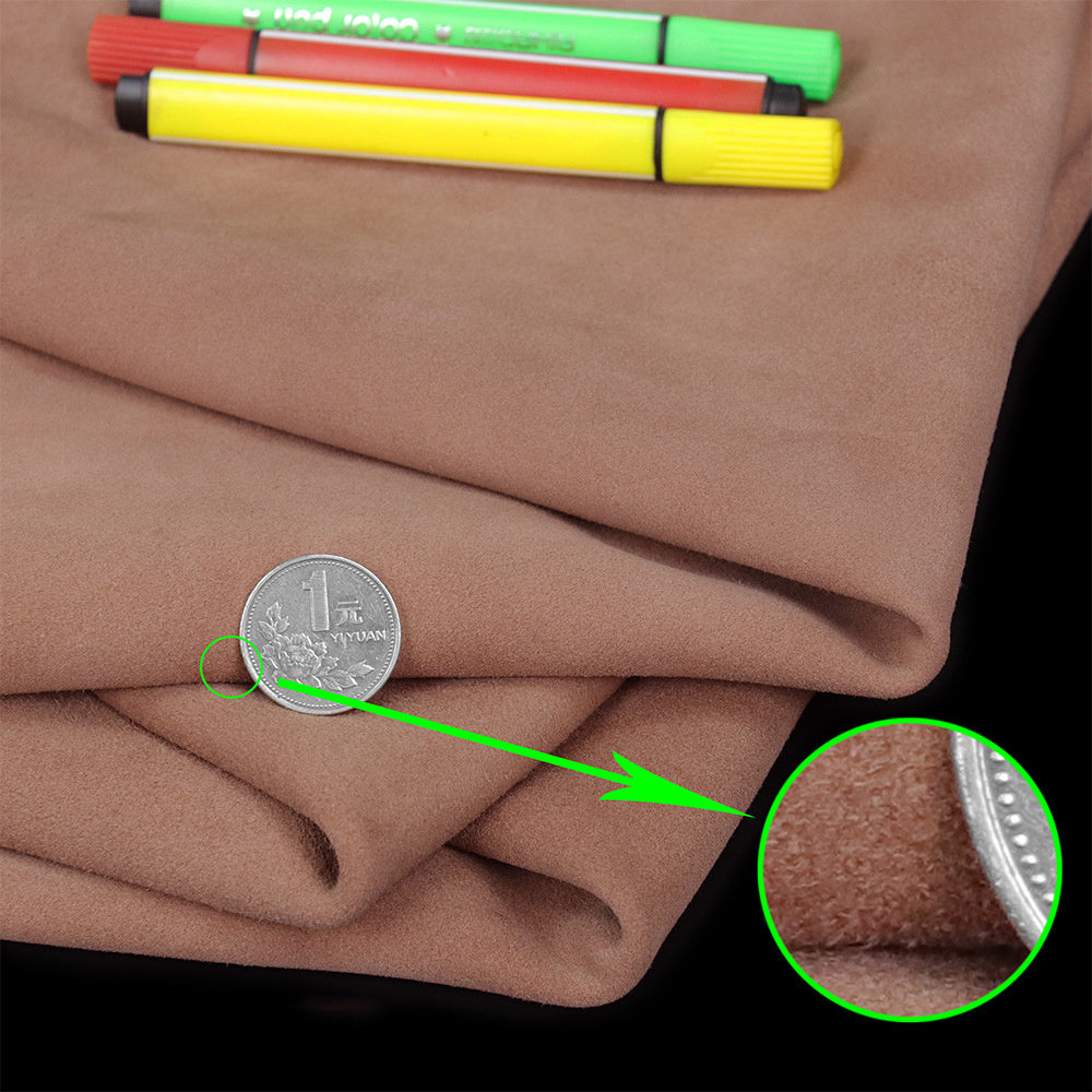 HKM-732883 Goat Suede Leather in Multiple Colors for Crafting and Upholstery (3-5 sq ft)