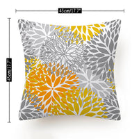 HKM-732883 Super Soft Short Fleece Decorative Cushion Cover - Minimalist Design, 45x45CM
