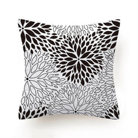 HKM-732883 Super Soft Short Fleece Decorative Cushion Cover - Minimalist Design, 45x45CM