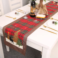 HKM-733203 Embroidered Latticed Cloth Table Mat for Home Decor - 44cm x 33cm Size