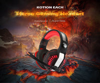 HKM-733267 E-sports Gaming Headset with LED Lights and High-Performance Microphone