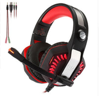 HKM-733267 E-sports Gaming Headset with LED Lights and High-Performance Microphone