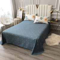 HKM-733523 Cotton Geometric Pattern 4-Piece Bedding Set for 1.8m Bed 200x230 cm
