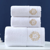 HKM-733779 Pure Cotton Three-Piece Towel Set in Various Colors