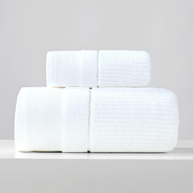 HKM-733779 Pure Cotton Three-Piece Towel Set in Various Colors