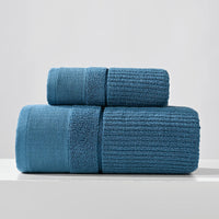 HKM-733779 Pure Cotton Three-Piece Towel Set in Various Colors