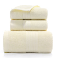 HKM-733779 Pure Cotton Three-Piece Towel Set in Various Colors