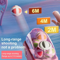 HKM-733779 Soft Bullet Whale Ball Launcher for Children - Safe Plastic Toy for Ages 5 and Up
