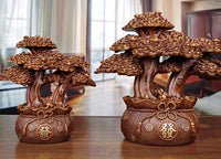 HKM-733971 Resin Lucky Money Tree Decoration for Home, Office, Bar and Restaurant - Available in Various Sizes