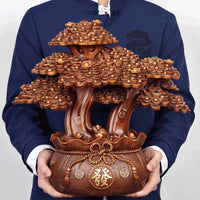 HKM-733971 Resin Lucky Money Tree Decoration for Home, Office, Bar and Restaurant - Available in Various Sizes