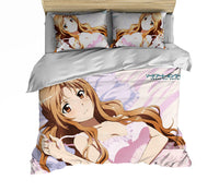 HKM-734035 Three-Piece Cartoon Bedding Set for 1.35m Bed - Digital Print Polyester Fabric
