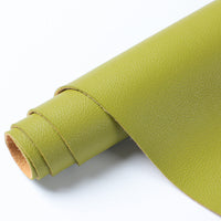 HKM-734035 Wear-Resistant Half PU Leather Fabric with Lychee Pattern for Furniture and Accessories, 1.2mm Thick, 140cm Wide