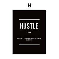 HKM-734355 Inspirational Quotes Canvas Wall Art for Motivational Office Decor