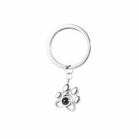 HKM-734355 Stainless Steel Keychain Necklace with Adjustable Length 51cm to 80cm