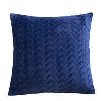 HKM-734739 Plush Solid Color Flannel Cushion Cover 45x45cm Nordic Style Sofa Pillow Case