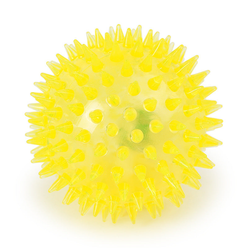 HKM-734803 Pet sound flashing thorn ball