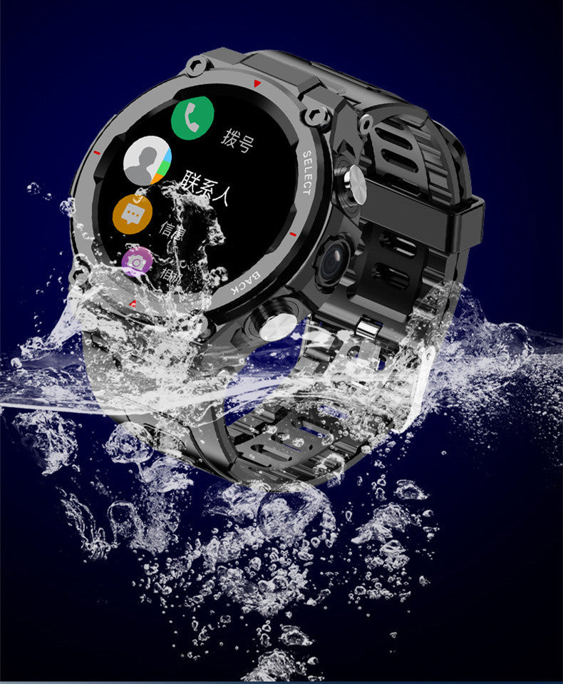 HKM-734867 Waterproof Bluetooth Smart Watch with Pedometer and Touchscreen for Outdoor Sports