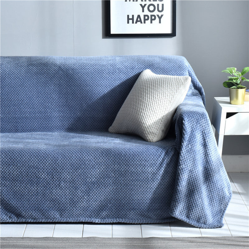 HKM-735187 All-in-One Plush Sofa Cushion Cover, Multiple Sizes for Versatile Use