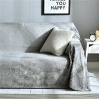 HKM-735187 All-in-One Plush Sofa Cushion Cover, Multiple Sizes for Versatile Use