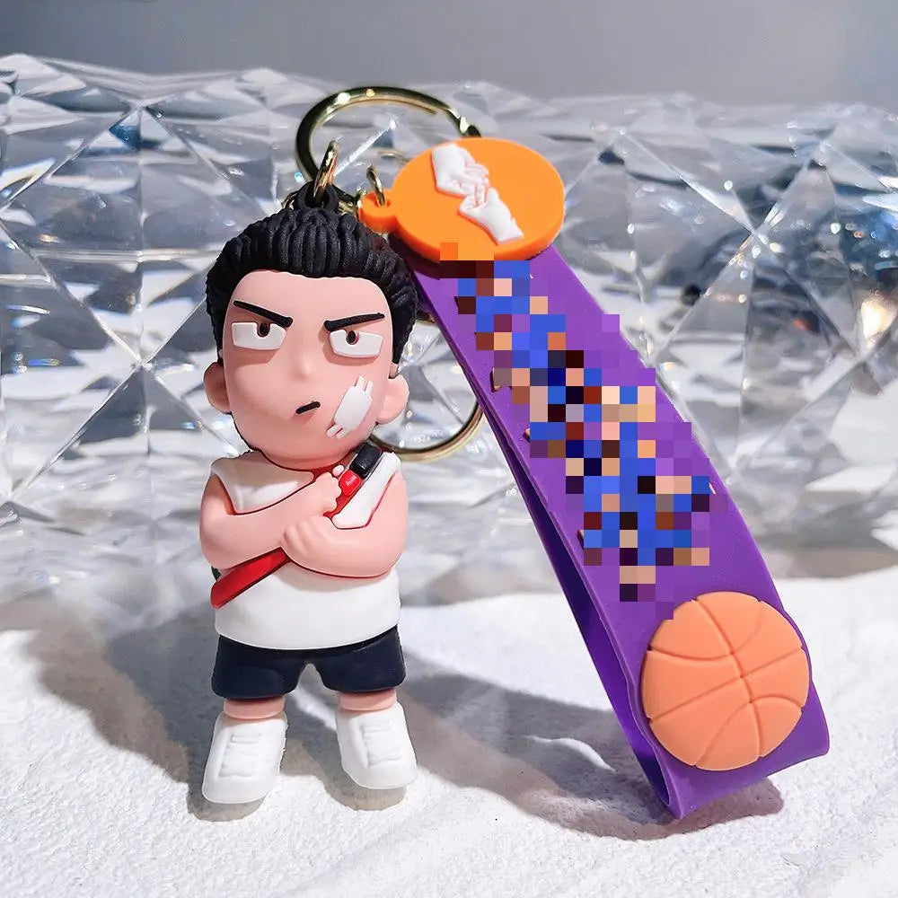 HKM-735187 Cartoon Q Version Anime Keychain Pendant Chain for Keys, Model M23122705