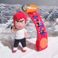 HKM-735187 Cartoon Q Version Anime Keychain Pendant Chain for Keys, Model M23122705