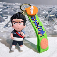 HKM-735187 Cartoon Q Version Anime Keychain Pendant Chain for Keys, Model M23122705