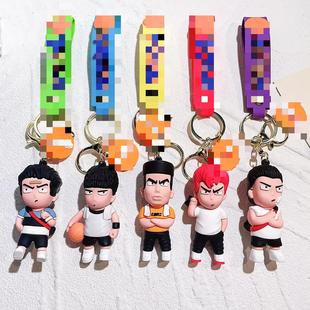 HKM-735187 Cartoon Q Version Anime Keychain Pendant Chain for Keys, Model M23122705
