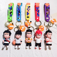 HKM-735187 Cartoon Q Version Anime Keychain Pendant Chain for Keys, Model M23122705