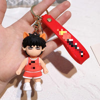 HKM-735187 Cartoon Q Version Anime Keychain Pendant Chain for Keys, Model M23122705