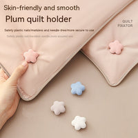 HKM-735507 Cotton Spandex Invisible Quilt Holder in Pink, Grey, White, and Blue