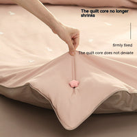 HKM-735507 Cotton Spandex Invisible Quilt Holder in Pink, Grey, White, and Blue