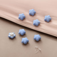 HKM-735507 Cotton Spandex Invisible Quilt Holder in Pink, Grey, White, and Blue