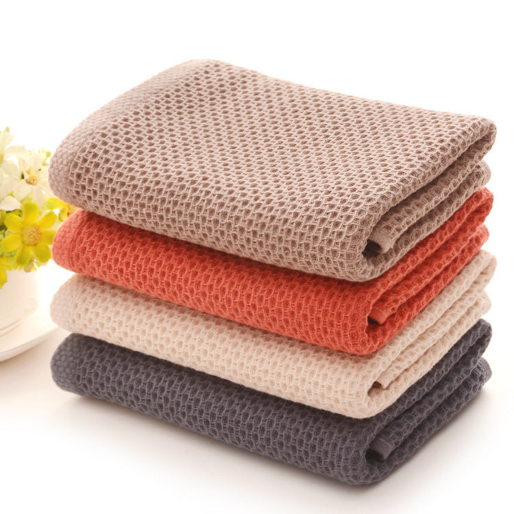 KTX-736083 Honeycomb Cotton Sports Towel - Lightweight and Absorbent, 85G